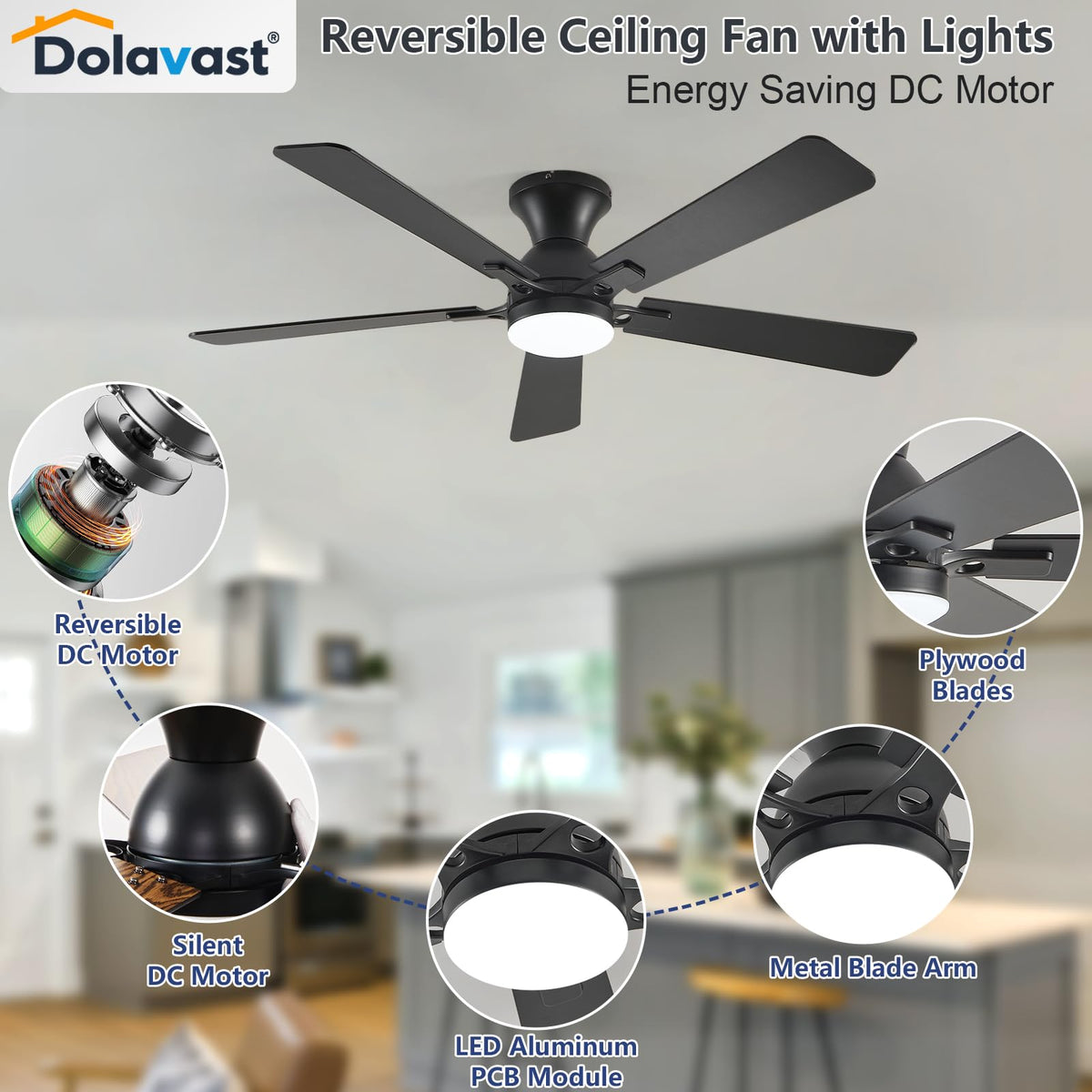 Dolavast memory function feature saves last brightness and color.