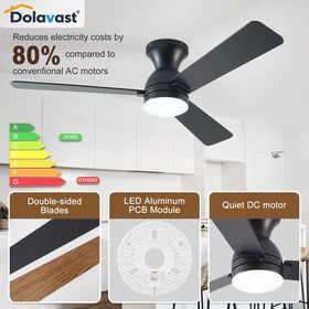Dolavast whisper-quiet DC motor for peaceful, undisturbed comfort.