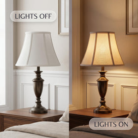 Doloota shade with spider fitter adapts to medium lamps.