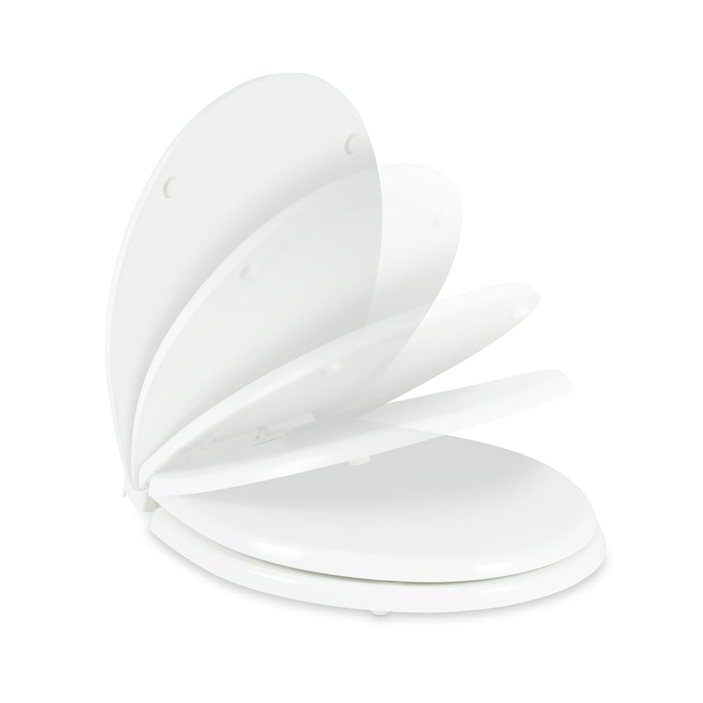 Dometic white-painted lid for slow-close seat offering hygienic, gentle lid action.