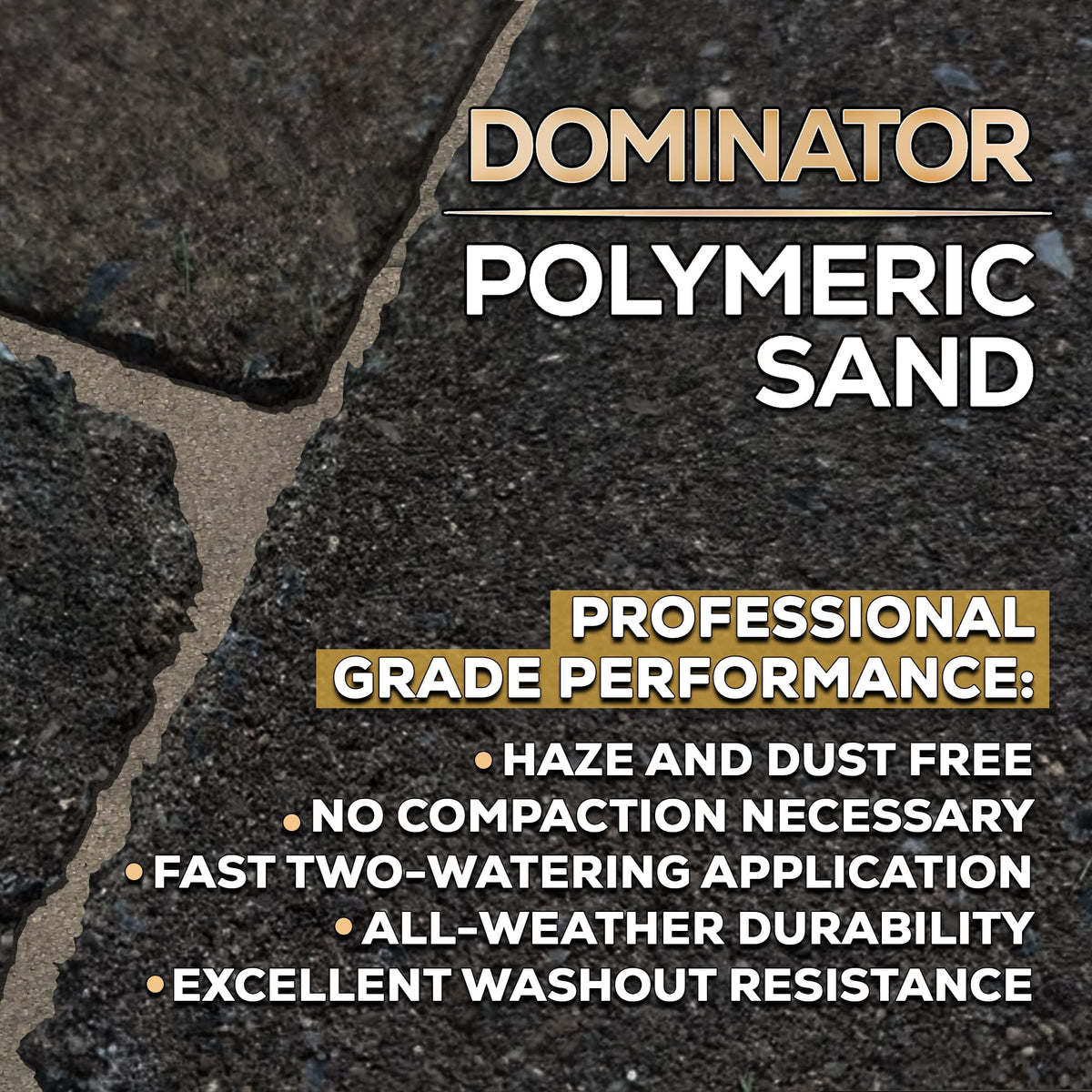 DOMINATOR bag with Easy Pour Handle for controlled installation