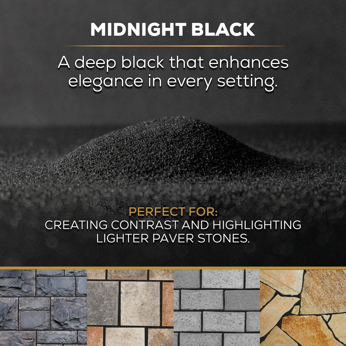 DOMINATOR polymeric sand bag pours for precise, consistent joints