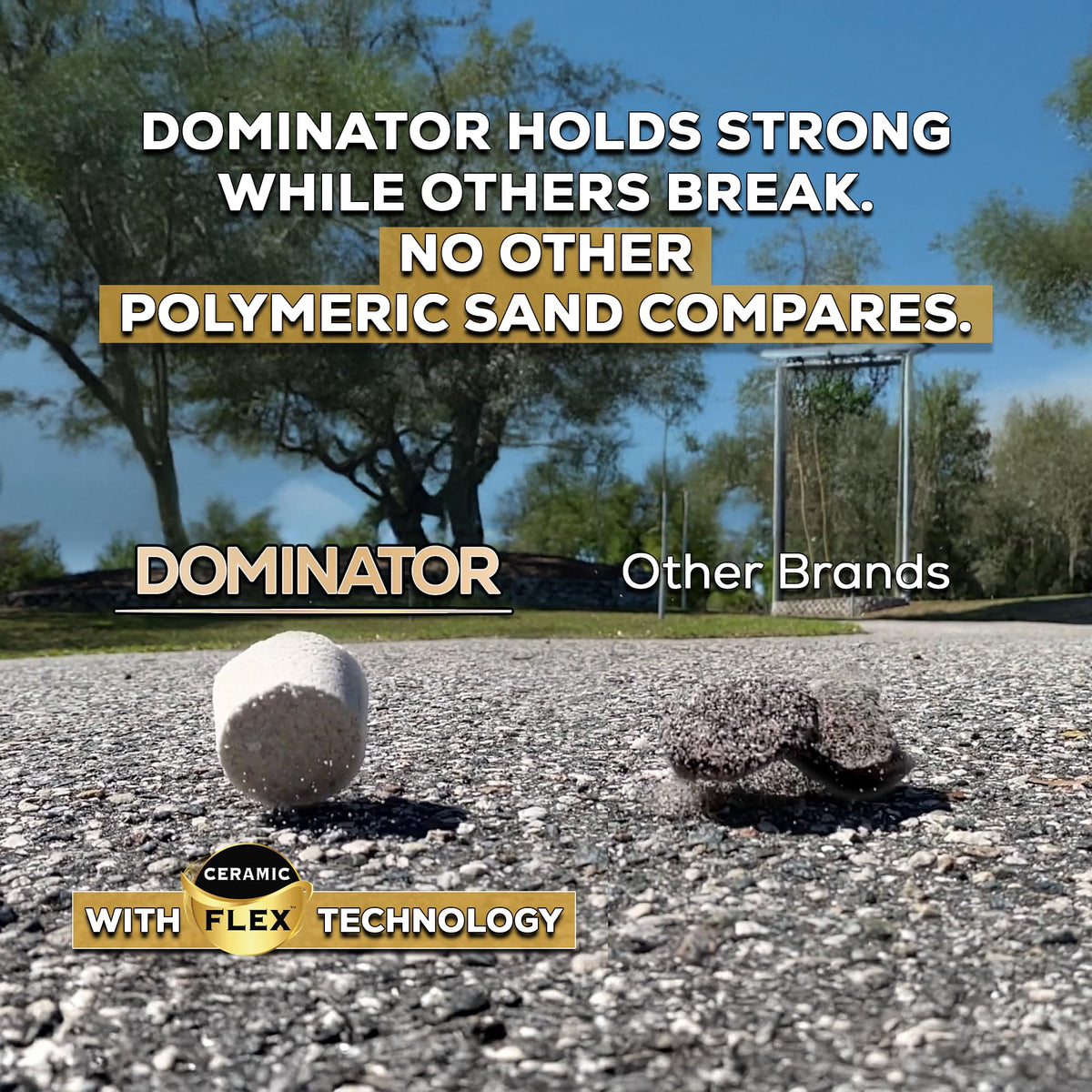DOMINATOR rinses clean after installation to speed up cleanup
