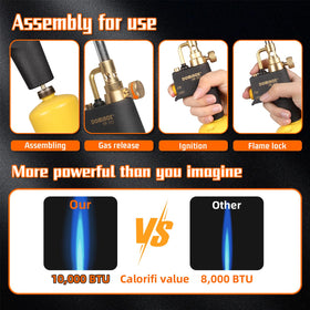 DOMINOX internal regulator design enabling stable flame performance