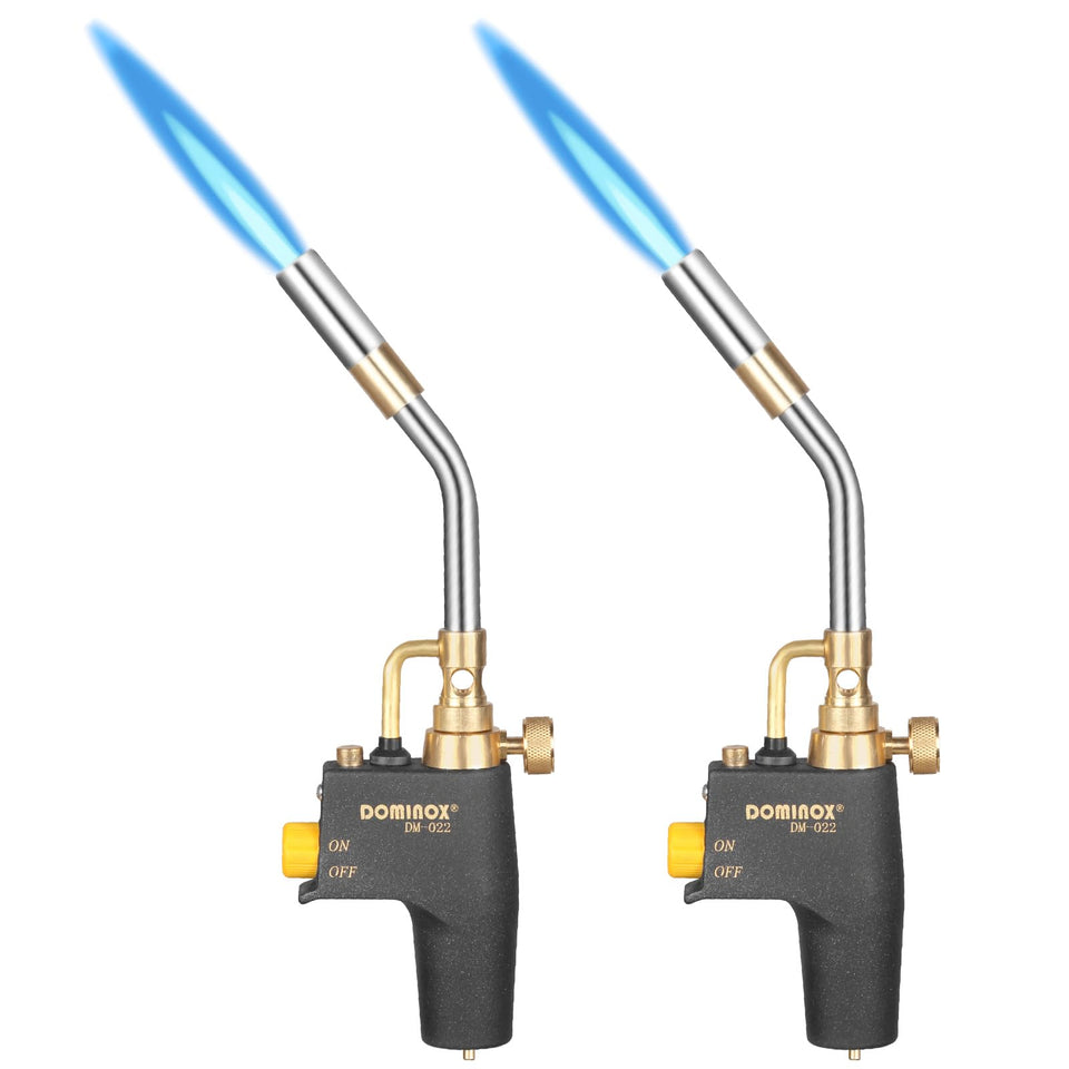 Domininox two-pack propane torch heads for versatile DIY tasks.