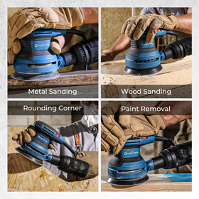 Dong Cheng sanding kit stored in heavy-duty nylon bag