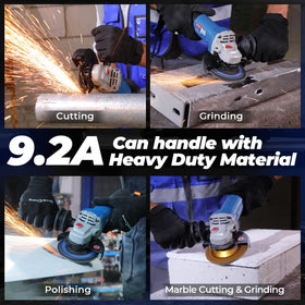 Dong Cheng heat-dissipation vents keep the grinder cooler during long sessions.
