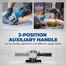 DongCheng grinder's lightweight 4.2 lb design reduces fatigue.