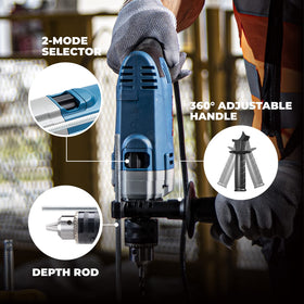 DongCheng hammer drill up to 45000 BPM for masonry tasks