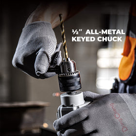 DongCheng depth gauge and 360-degree handle enhance precision