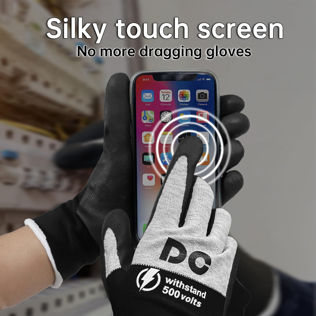 DongChu anti-slip texture enhances grip during precision electrical work.