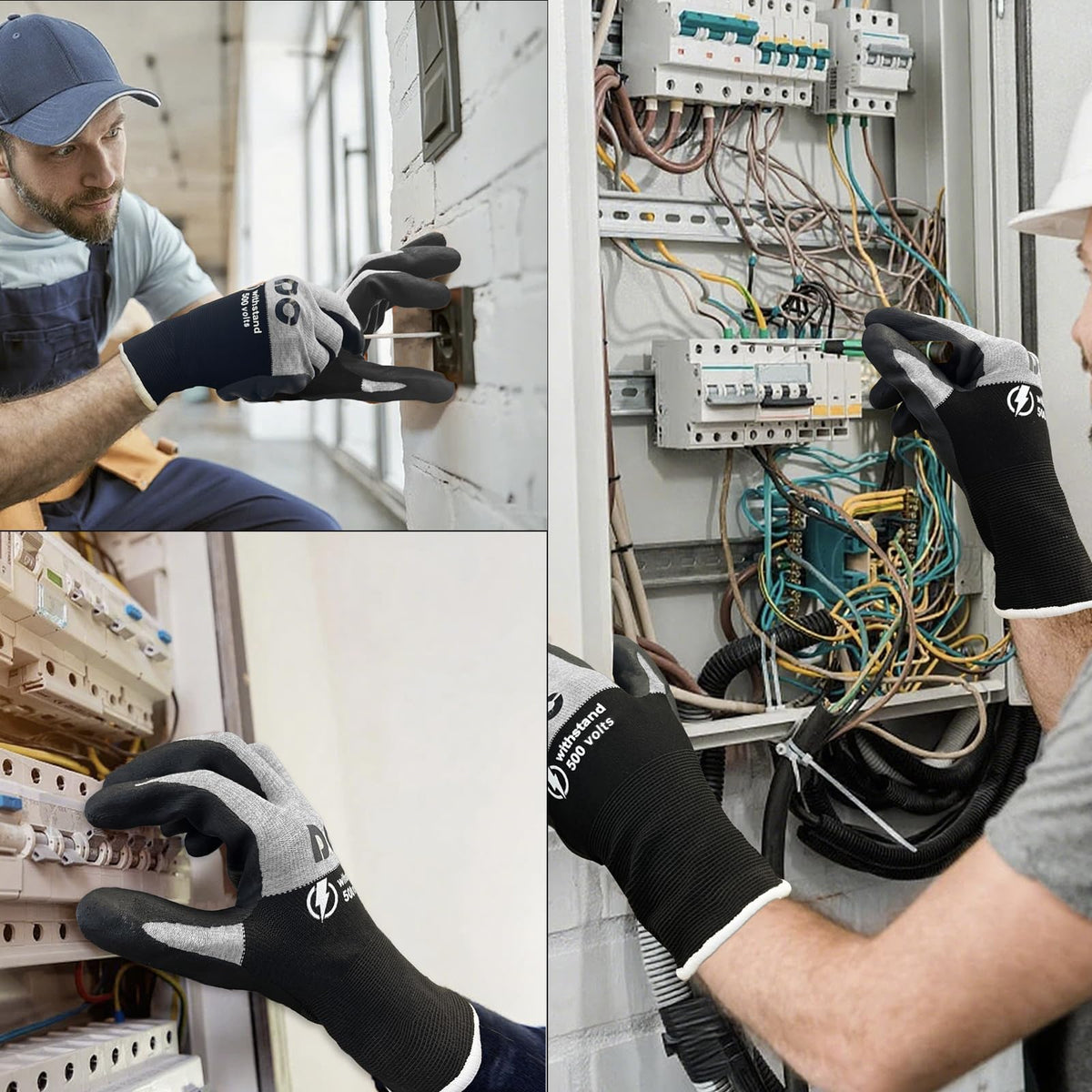 DongChu large size gloves fit electricians for comfortable all-day use.