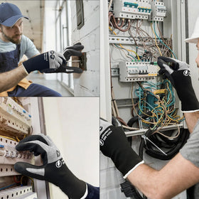 DongChu large size gloves fit electricians for comfortable all-day use.