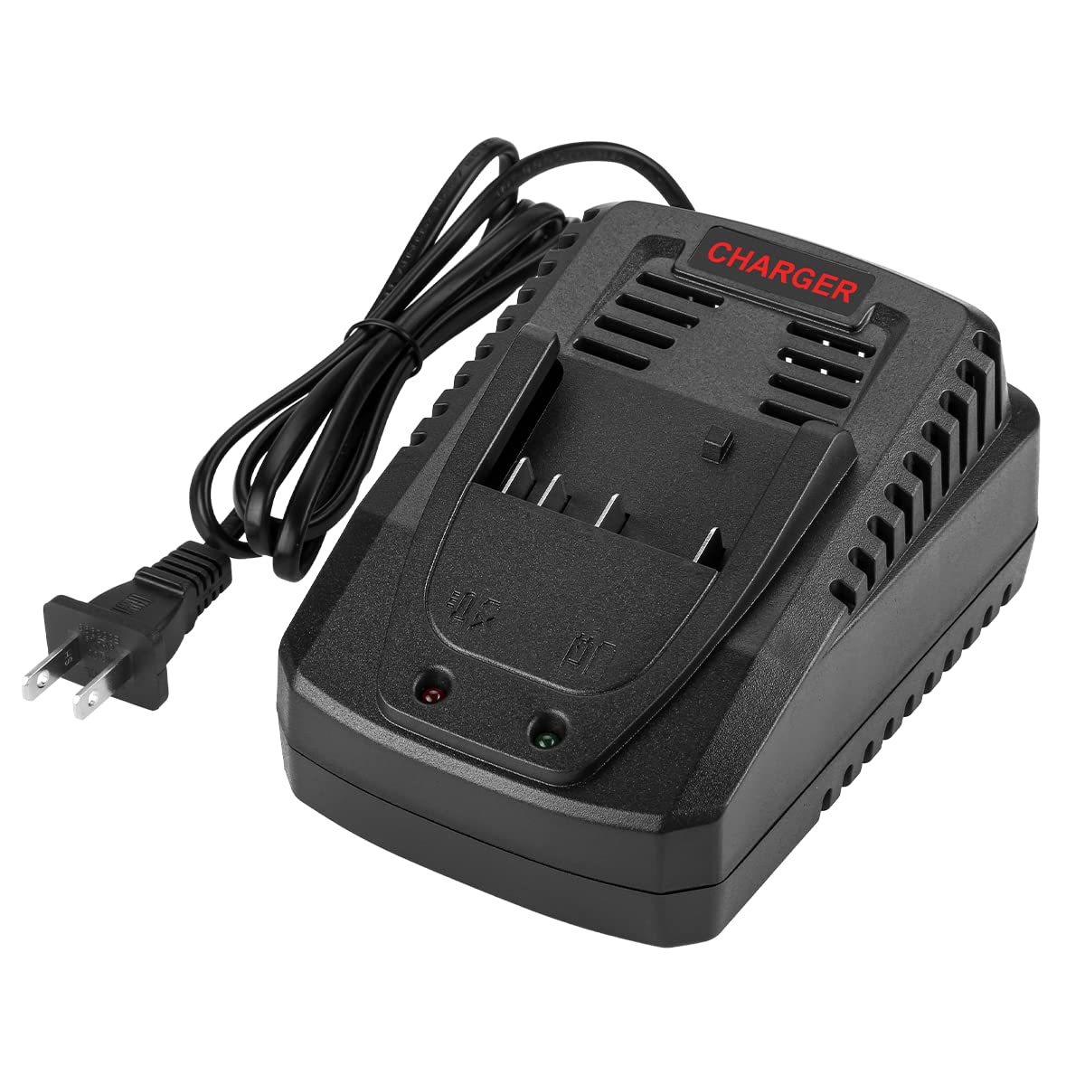 DONGPUCUN Bosch quick charger front view enables rapid Li-ion charging.