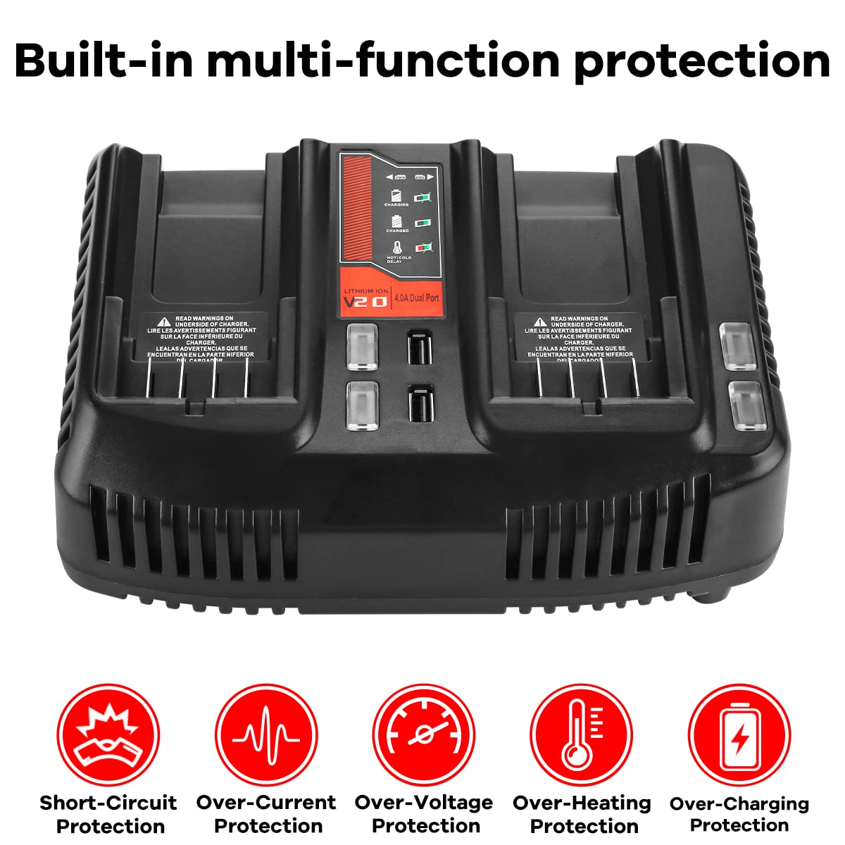 DONGPUCUN LED indicator shows charge status at a glance.