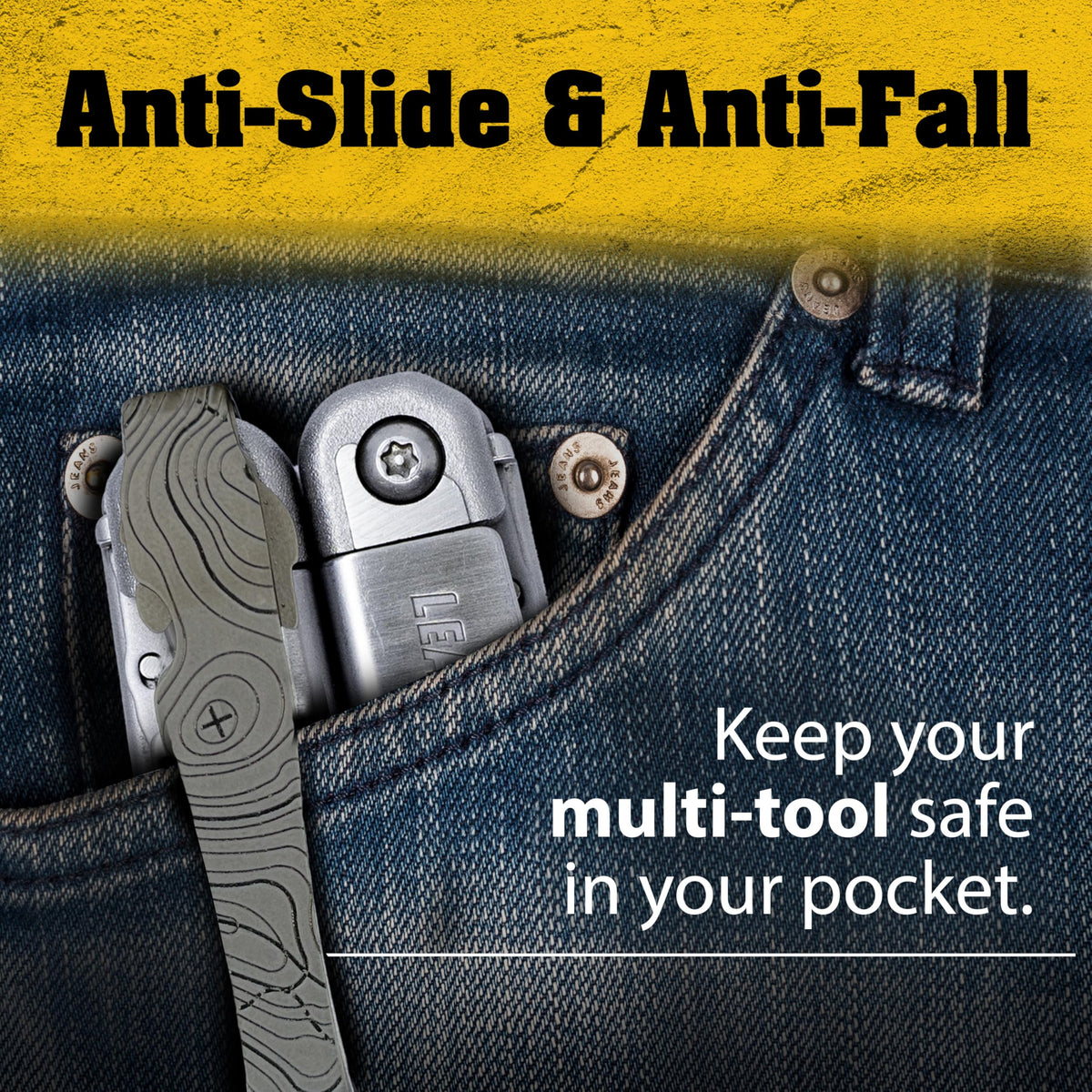 Donk pocket clip features a lifetime guarantee for peace of mind