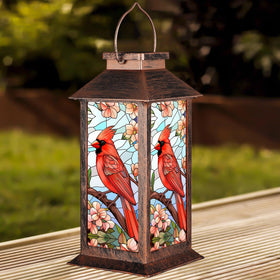 Doogarden solar lantern with batteries for indoor use