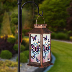 Doogarden hanging lantern adds ambient porch glow.