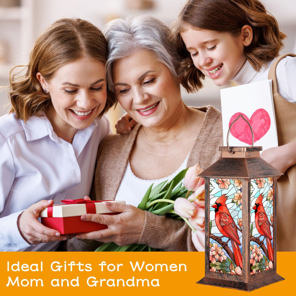 Doogarden solar lantern with sunflower butterfly pattern brightens outdoor spaces