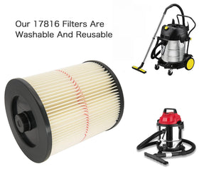 Doonniass compatibility with 5-gallon and larger vacuums, including older models.