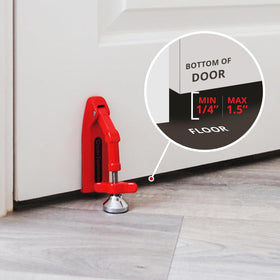 DoorJammer quick-release-emergency-removal enables fast detachment when needed.