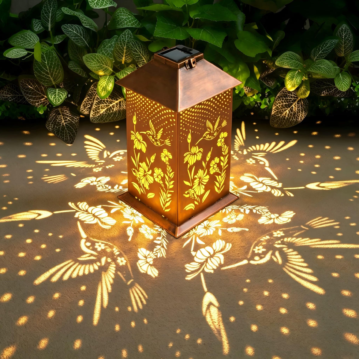 Doorkeer solar-powered lantern provides nightly ambient light without cords