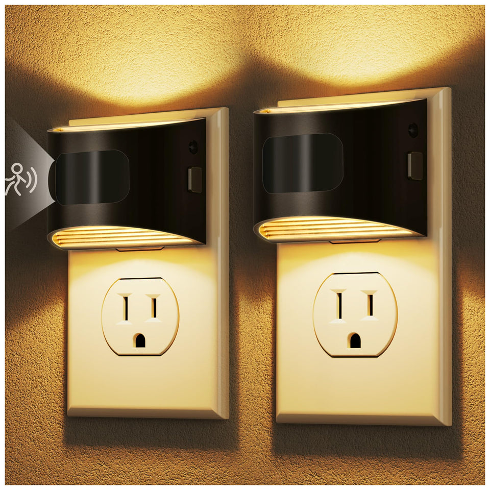 DORESshop LED Night Light 2Pack package—compact, ready-to-use night lighting for any room.