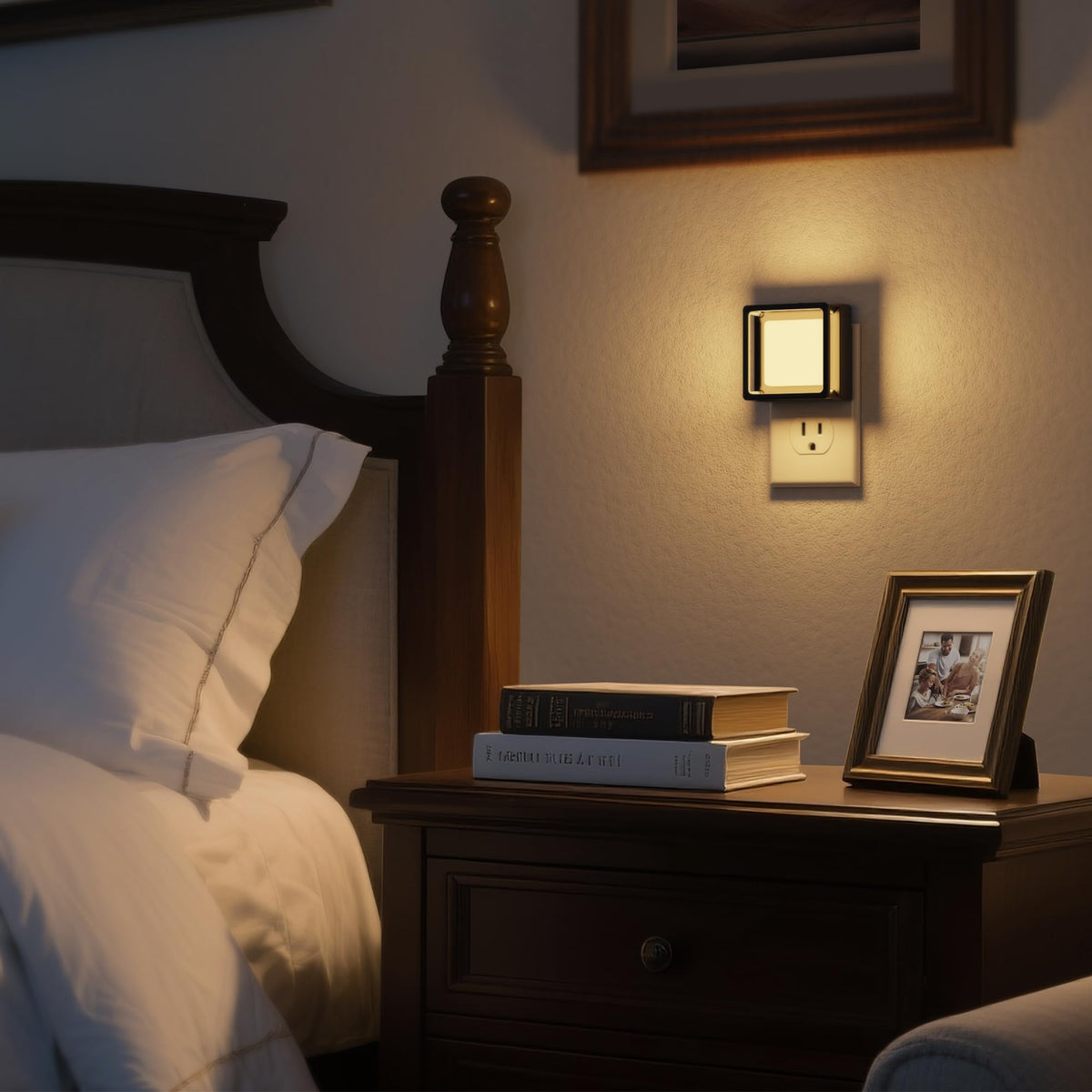 DORESshop bedroom and kids room night light provides gentle guidance at night.