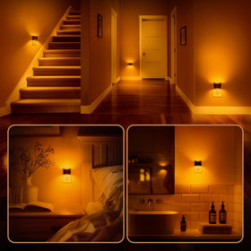 DORESshop LED night light brightness control highlights 30, 60, or 100 lm options.