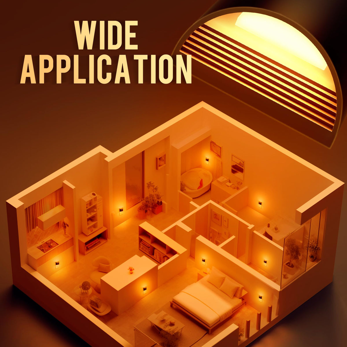 DORESshop 1W per-light energy use supports efficient, low-cost lighting.