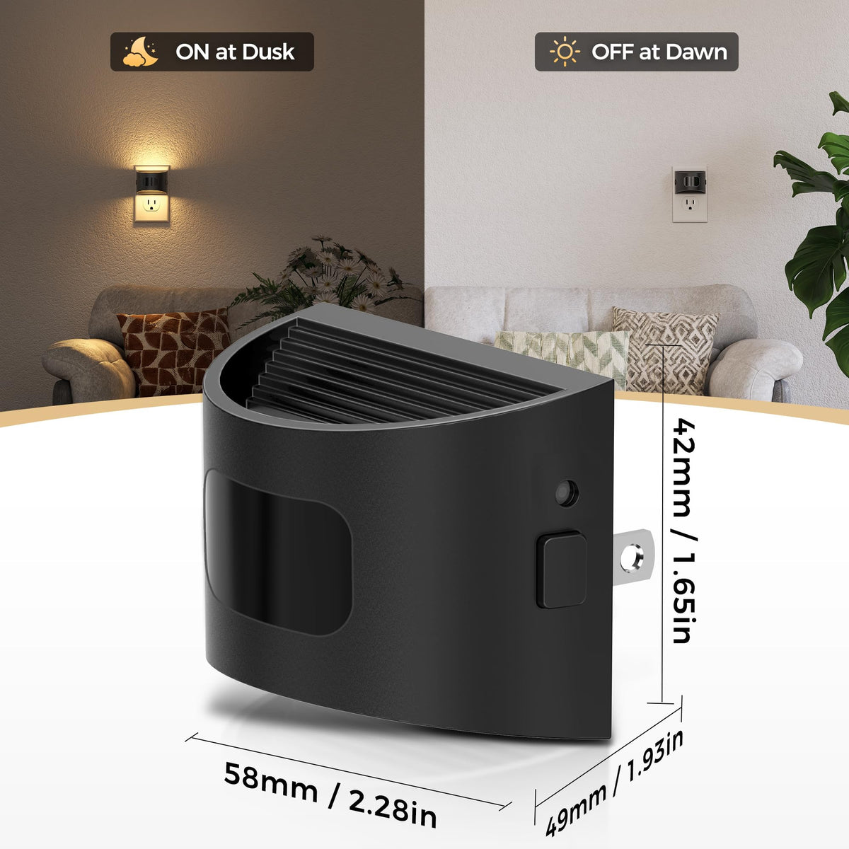 DORESshop LED Night Light energy-saving—long-lasting, low-power operation.