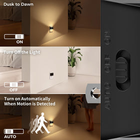 DORESshop LED Night Light with motion-sensor—auto-on in dark hallways.
