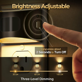 DORESshop LED Night Light wall-plug—easy installation for hands-free illumination.