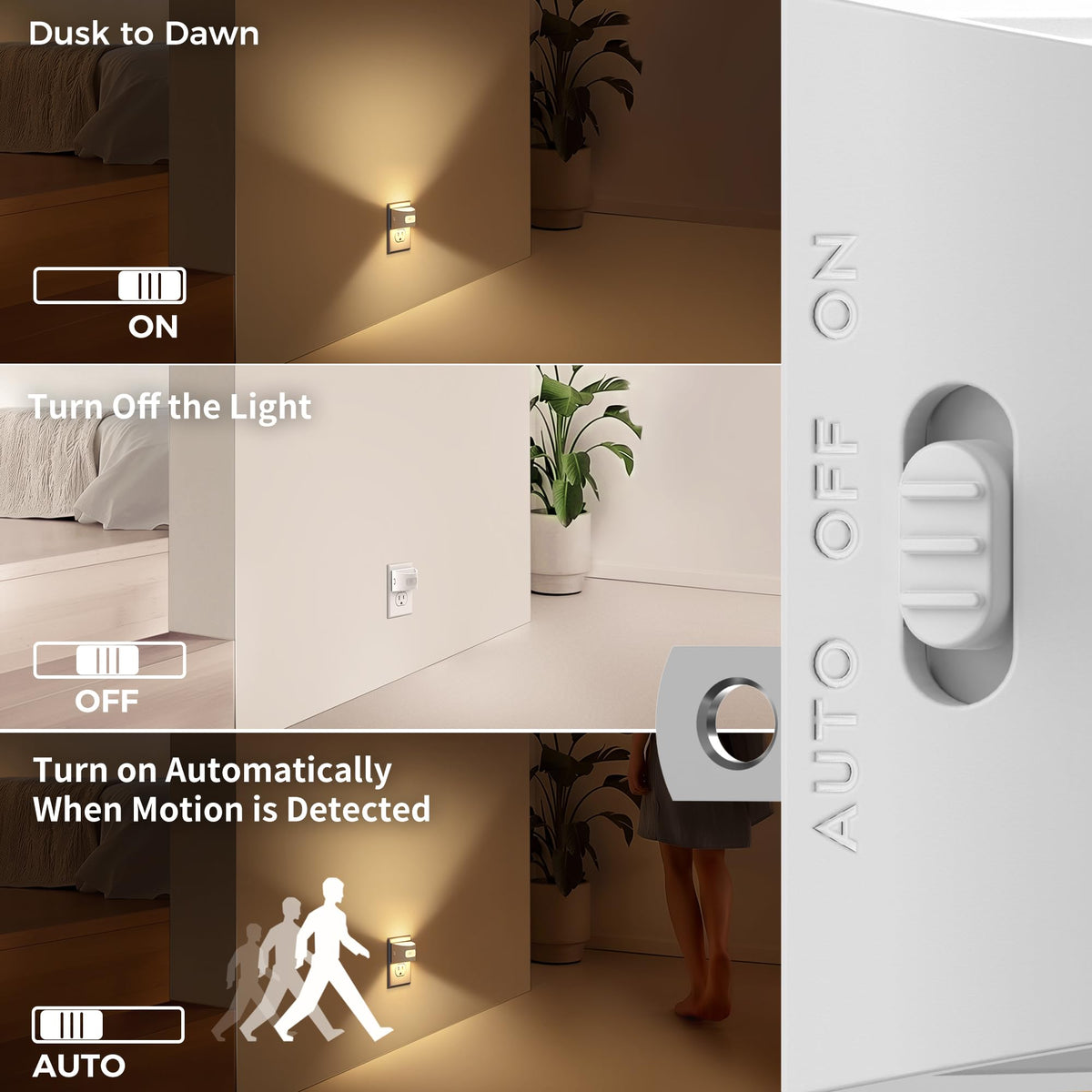 DORESshop adjustable-brightness night light lets you choose the perfect glow.