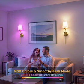 DORESshop wireless sconce installation without wiring required