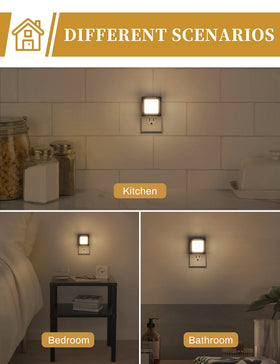 DORESshop energy-efficient LED night light saves electricity.