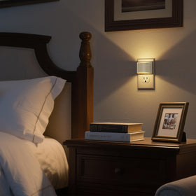 DORESshop dusk-to-dawn sensor night light automatically brightens at dusk