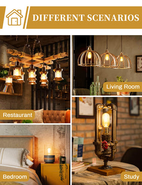 DORESshop warm white 2200K bulbs create cozy, inviting atmospheres.