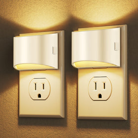 DORESshop LED Night Light 2-pack front view showing compact plug-in design for hallway use
