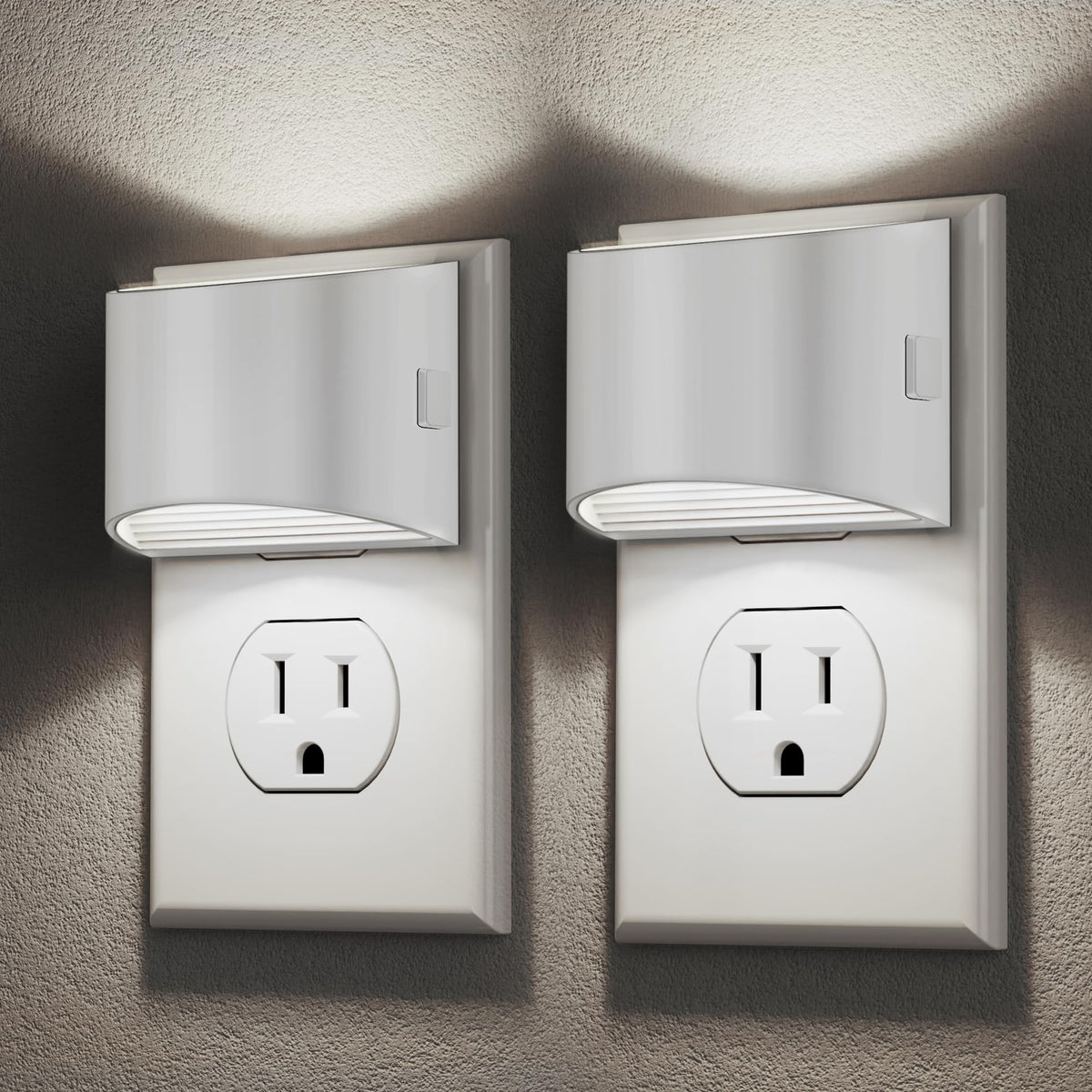 DORESshop LED night light front view shows compact plug-in design for easy placement.