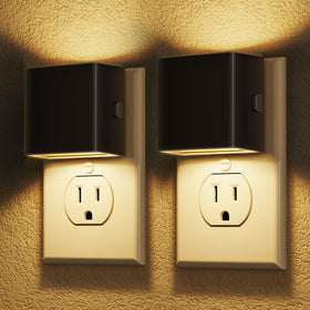 DORESshop LED night light wall front view enhances ambient entryway lighting