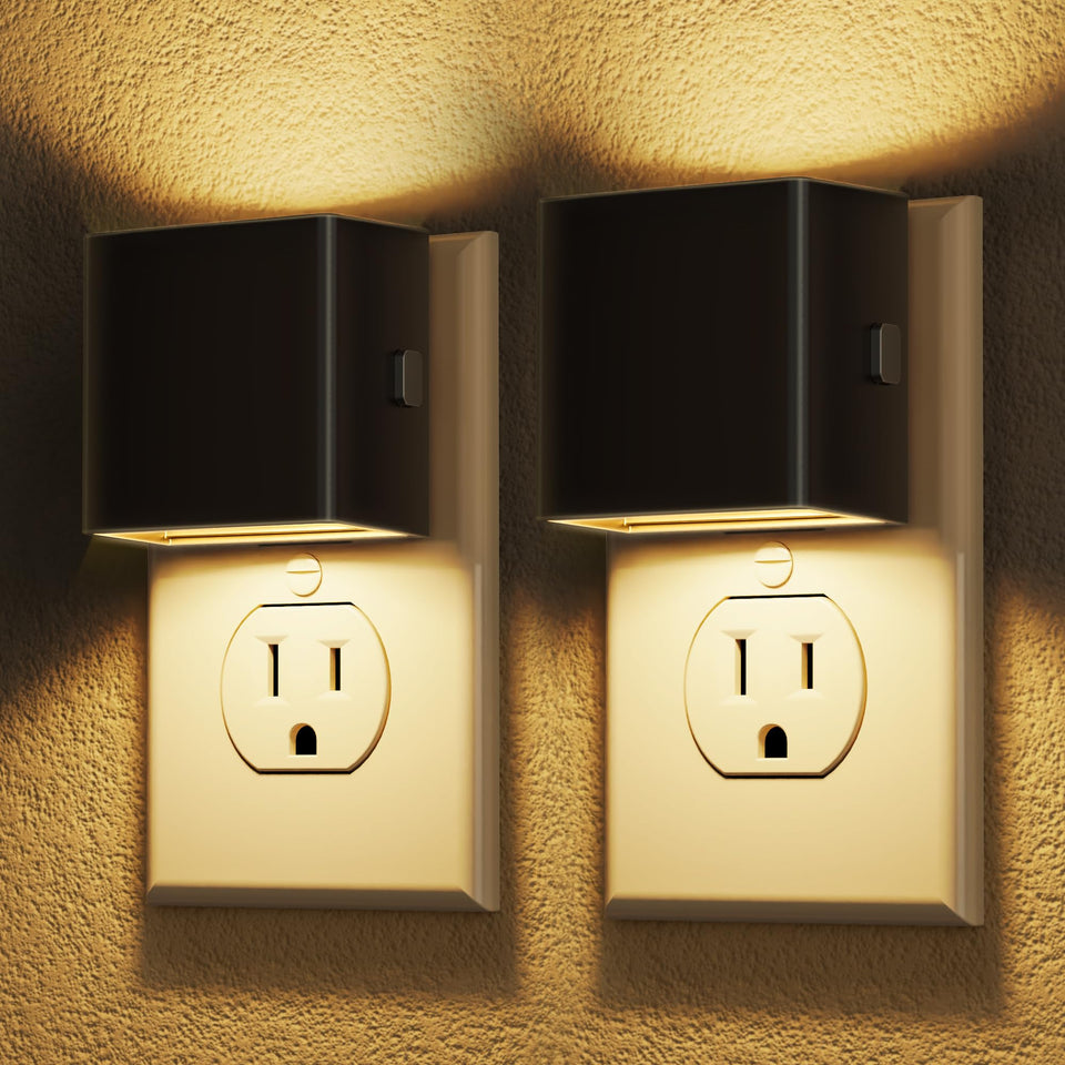 DORESshop LED night light wall front view enhances ambient entryway lighting