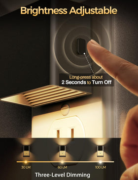 DORESshop LED night light wall with up-down glow broadens hallway illumination