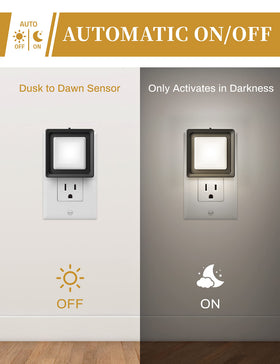 DORESshop durable night light lasts over 30,000 hours of operation