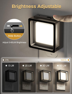DORESshop night light with dusk-to-dawn sensor for automatic on/off