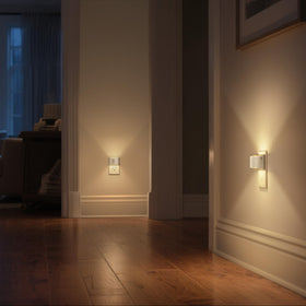 DORESshop night light suitable for bathroom, bedroom, or hallway use.