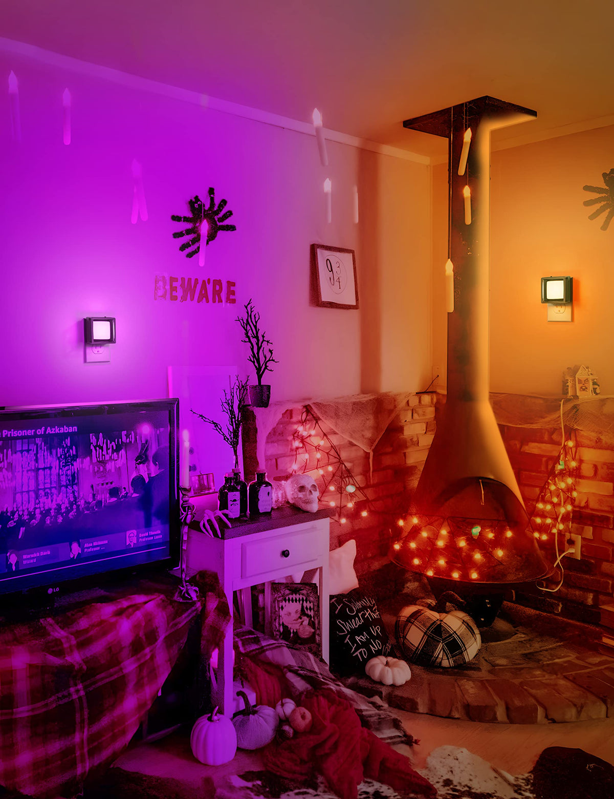 DORESshop Orange Night Light offers adjustable brightness, matching any room task from dim mood to bright guide.