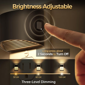 DORESshop plug-in night light fits wall outlet with unobtrusive design