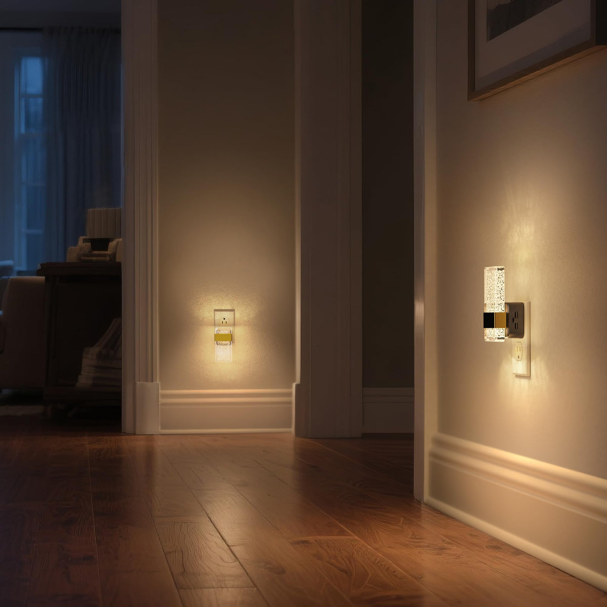 DORESshop dusk to dawn sensor night light saves energy by operating only when needed.