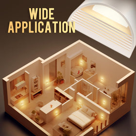 DORESshop wall-plug-in night light ideal for bathrooms, bedrooms, and hallways.